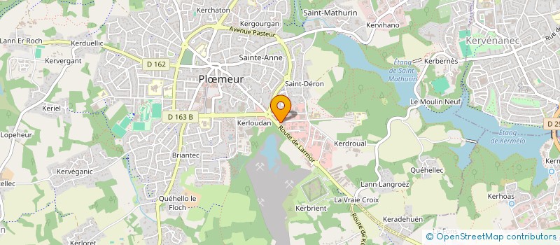 localisation de l'entreprise LE GRAND OUEST à PLOEMEUR