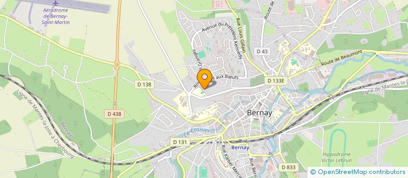 localisation de l'entreprise LE GRAND OURS  BERNAY