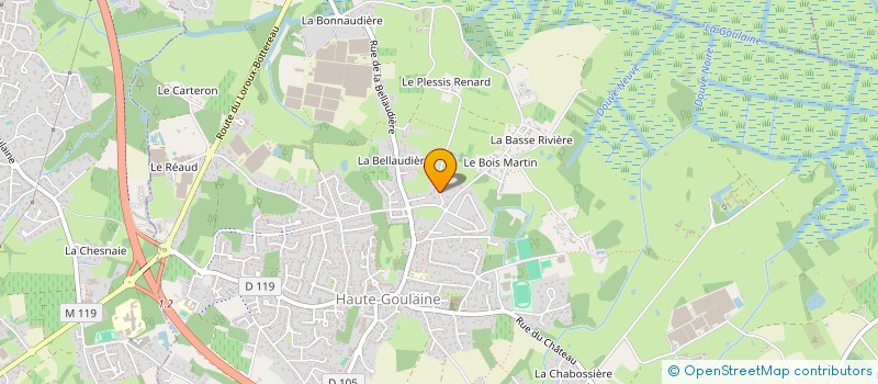 localisation de l'entreprise LE GRAND PADOUCK  HAUTE-GOULAINE