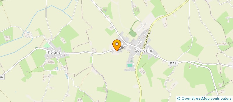 localisation de l'entreprise LE GRAND PARC  COURGAINS