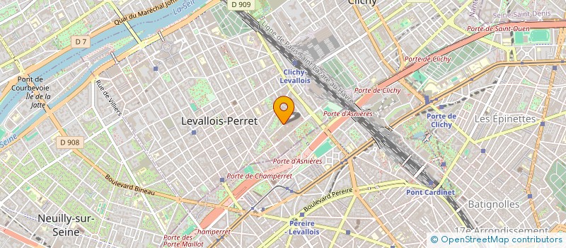 localisation de l'entreprise LE GRAND PARIS - ARTS COMPANY à LEVALLOIS-PERRET