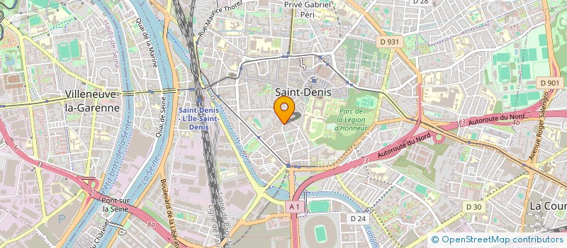 localisation de l'entreprise LE GRAND PARIS IMMO à SAINT-DENIS