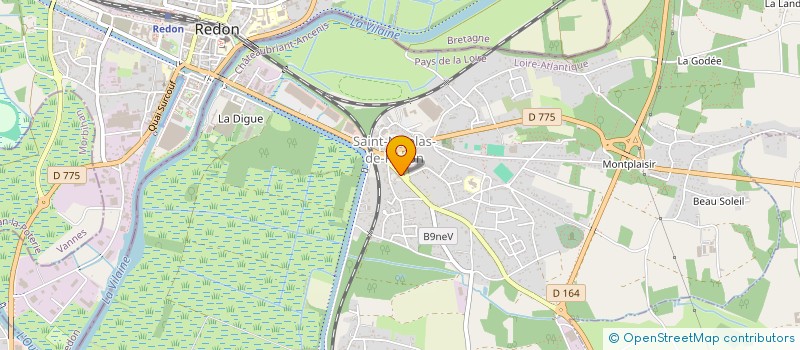 localisation de l'entreprise LE GRAND PAS à SAINT-NICOLAS-DE-REDON