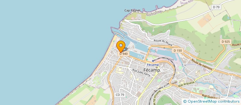 localisation de l'entreprise LE GRAND PAVOIS  FECAMP