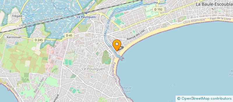 localisation de l'entreprise LE GRAND PAVOIS  LA BAULE-ESCOUBLAC