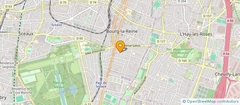 localisation de l'entreprise LE GRAND PIN à BOURG-LA-REINE