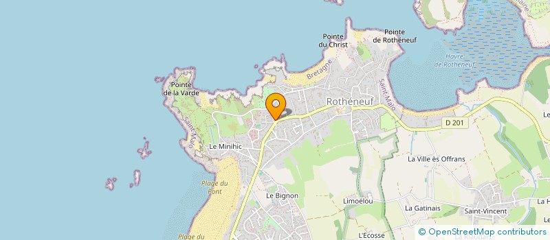 localisation de l'entreprise LE GRAND POUCET  SAINT-MALO