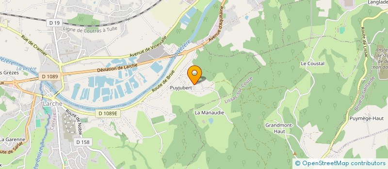 localisation de l'entreprise LE GRAND PRAT  LARCHE