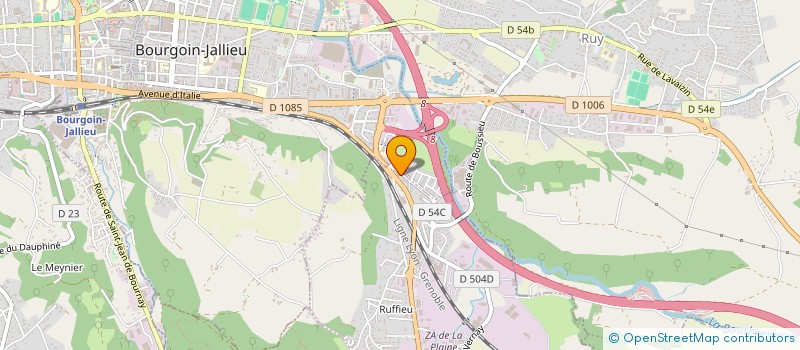 localisation de l'entreprise LE GRAND PRE  NIVOLAS-VERMELLE