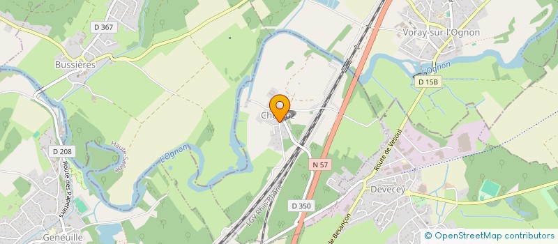 localisation de l'entreprise LE GRAND PRE DU BREUIL à CHEVROZ