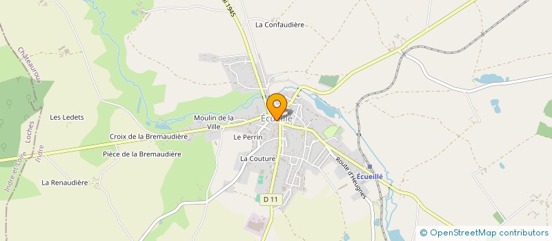 localisation de l'entreprise LE GRAND QG à ECUEILLE