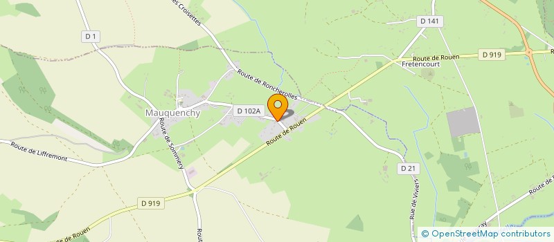 localisation de l'entreprise LE GRAND QUESNAY  MAUQUENCHY