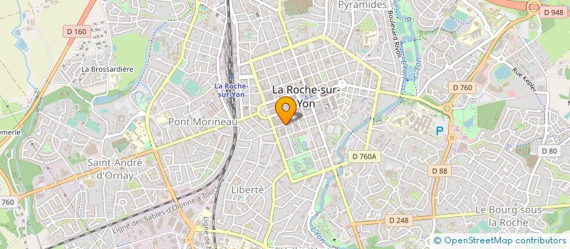 localisation de l'entreprise LE GRAND R à LA ROCHE-SUR-YON