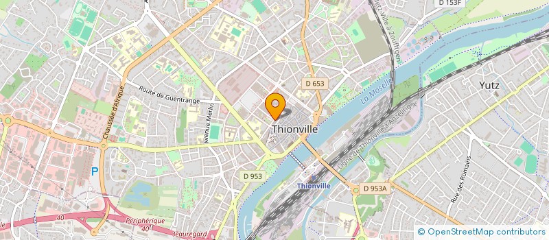localisation de l'entreprise LE GRAND RESTO THIONVILLOIS  THIONVILLE