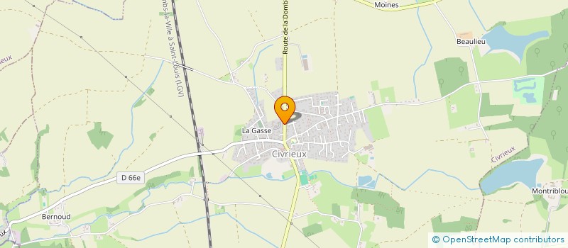 localisation de l'entreprise LE GRAND RIEU à CIVRIEUX