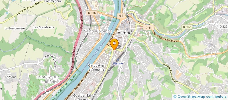 localisation de l'entreprise LE GRAND RIVAGE SCI  VIENNE