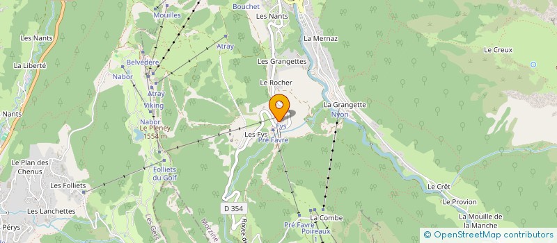 localisation de l'entreprise LE GRAND ROCHER à MORZINE
