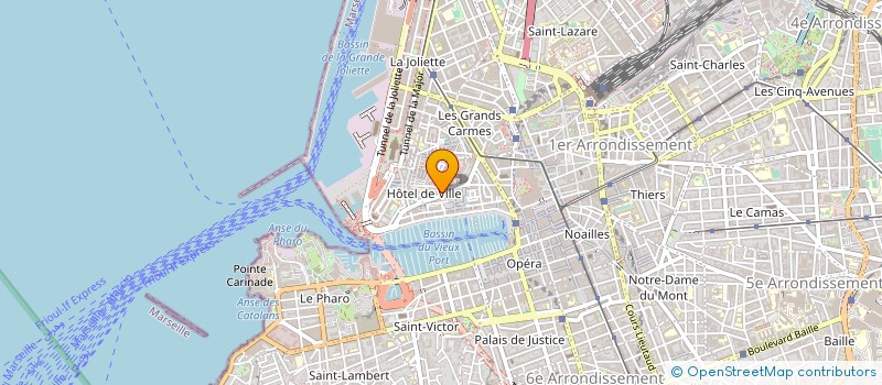 localisation de l'entreprise LE GRAND SAINT ANTOINE  MARSEILLE