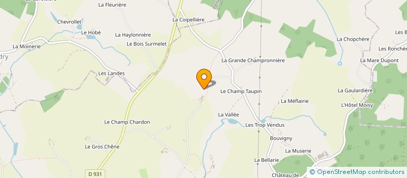 localisation de l'entreprise LE GRAND SAINT HILAIRE à BELFORET-EN-PERCHE