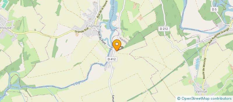 localisation de l'entreprise LE GRAND SAUCOIS  VIEILLEY