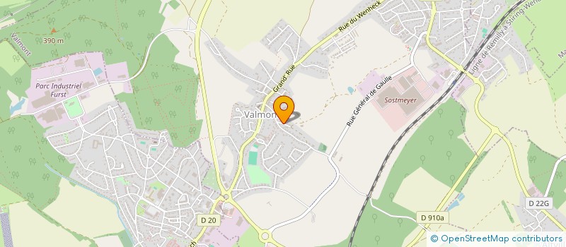 localisation de l'entreprise LE GRAND SAULE  VALMONT