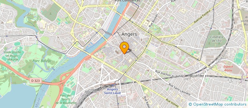 localisation de l'entreprise LE GRAND SAUT à ANGERS