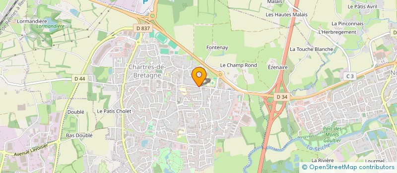 localisation de l'entreprise LE GRAND SOUFFLET  RENNES