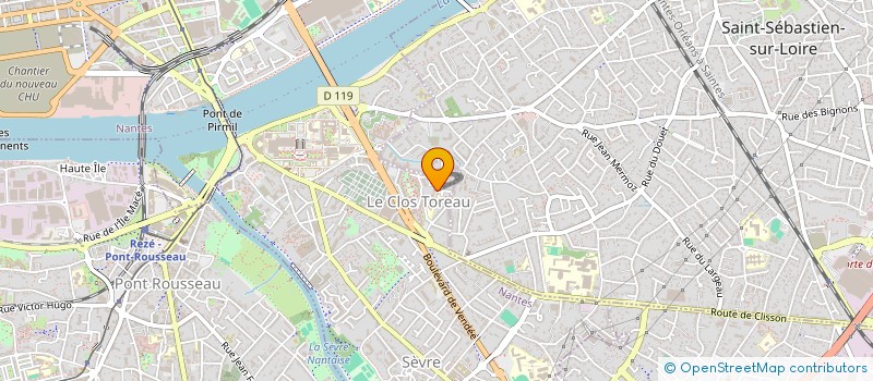 localisation de l'entreprise LE GRAND SUD à NANTES