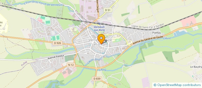 localisation de l'entreprise LE GRAND SULTAN à VERNEUIL D'AVRE ET D'ITON