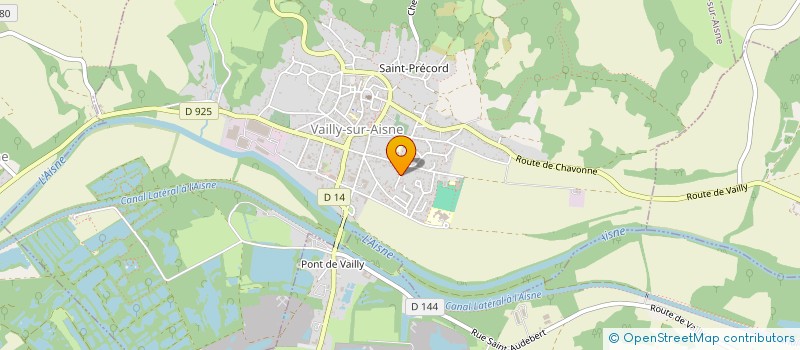 localisation de l'entreprise LE GRAND TERTEAUX SCI  VAILLY-SUR-AISNE