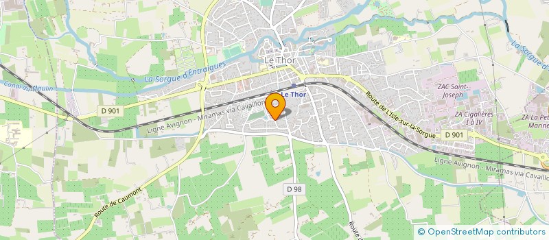 localisation de l'entreprise LE GRAND THERME à LE THOR