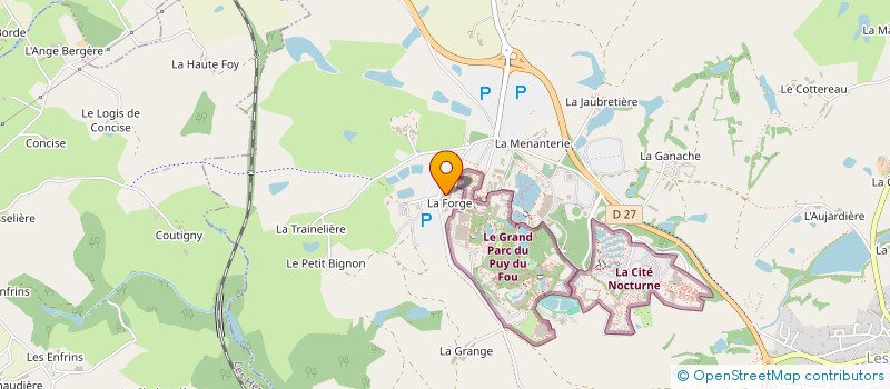 localisation de l'entreprise LE GRAND TOUR à LES EPESSES