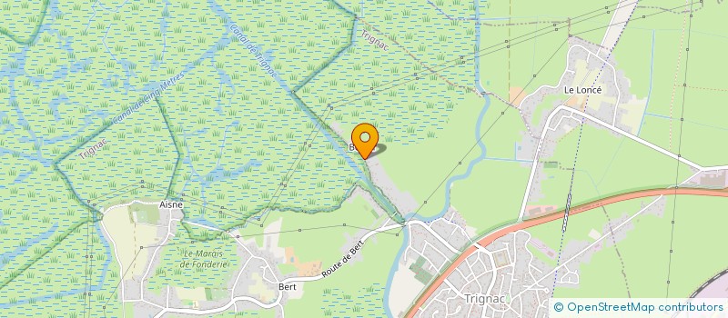 localisation de l'entreprise LE GRAND TRAICT  TRIGNAC