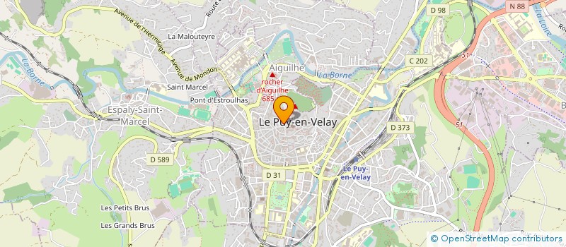 localisation de l'entreprise LE GRAND TRAIL DU SAINT-JACQUES à LE PUY-EN-VELAY