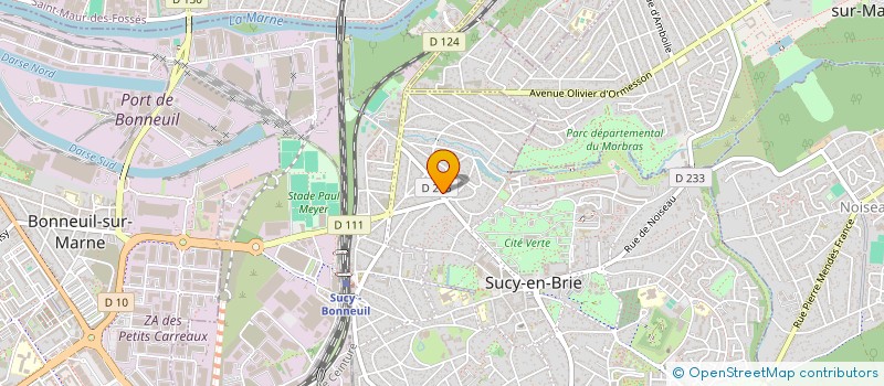 localisation de l'entreprise LE GRAND VAL à SUCY-EN-BRIE