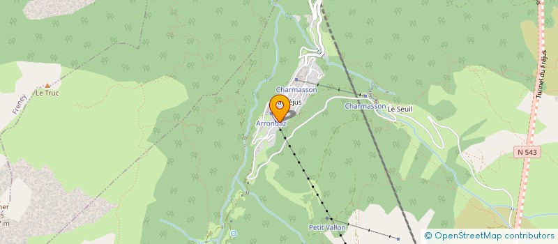 localisation de l'entreprise LE GRAND VALLON à MODANE