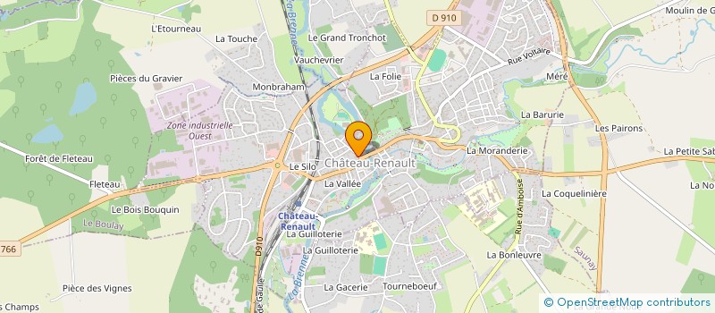 localisation de l'entreprise LE GRAND VATEL à CHATEAU-RENAULT