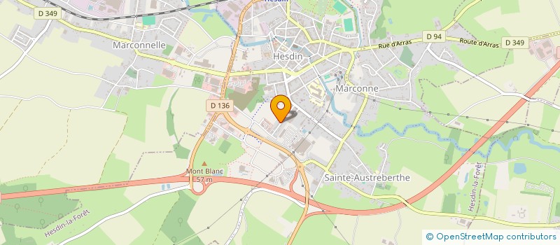 localisation de l'entreprise LE GRAND VENERE SAINT LOUPOIS à HUBY-SAINT-LEU