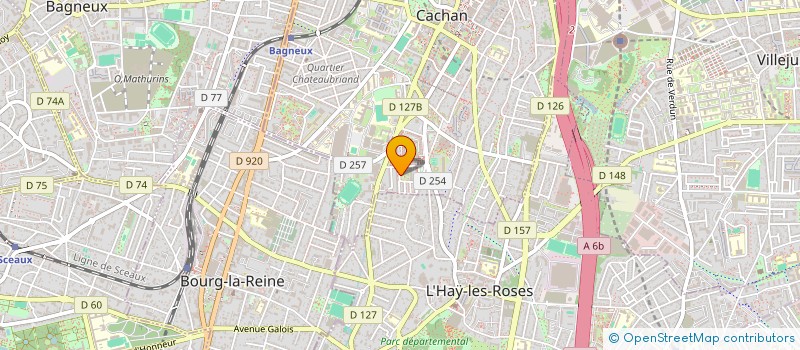 localisation de l'entreprise LE GRAND VERGER  CACHAN