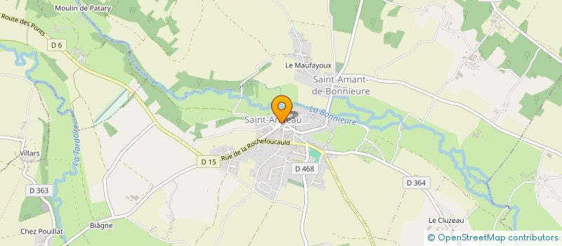 localisation de l'entreprise LE GRAND VOEU à VAL-DE-BONNIEURE
