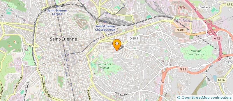 localisation de l'entreprise LE GRANDCHAMP  SAINT-ETIENNE