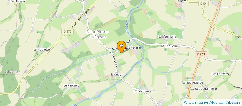 localisation de l'entreprise LE GRANDGOUSIER à SOULEUVRE EN BOCAGE