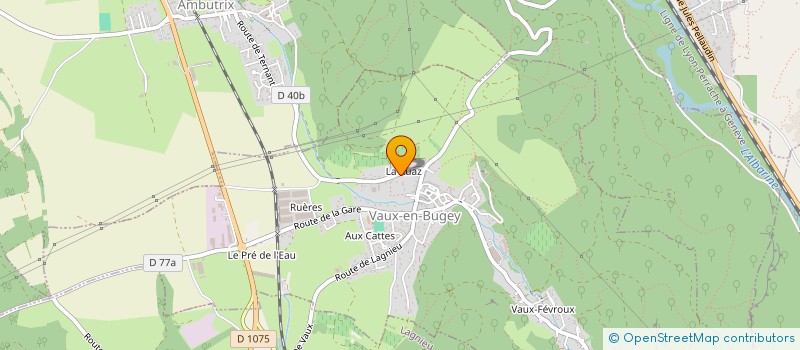 localisation de l'entreprise LE GRANGEON LE BOUGE  VAUX-EN-BUGEY