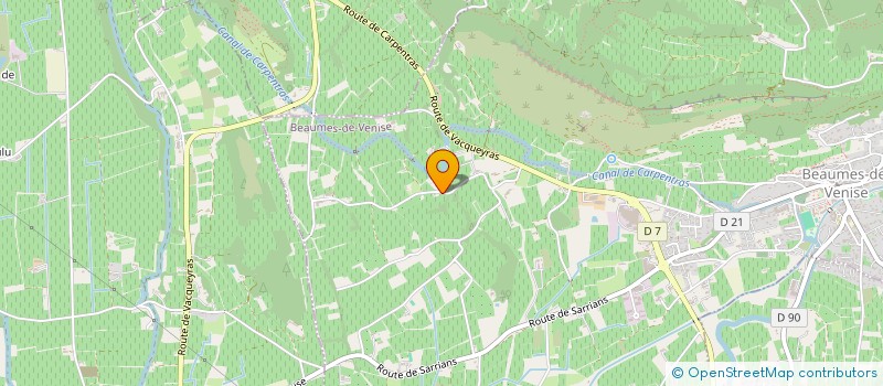 localisation de l'entreprise LE GRANMERANT  BEAUMES-DE-VENISE