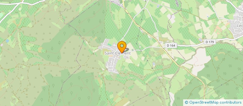 localisation de l'entreprise LE GRAOULLY  SAINT-CLEMENT