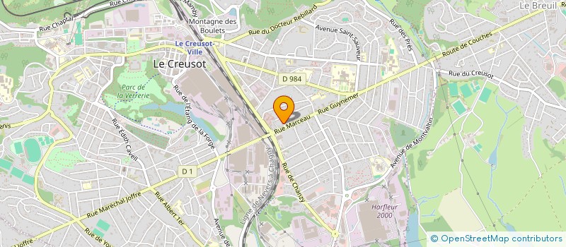 localisation de l'entreprise LE GRAPILLON à LE CREUSOT