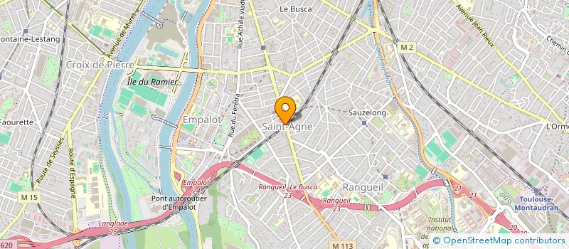 localisation de l'entreprise LE GRAS DES FRITES à TOULOUSE
