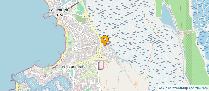 localisation de l'entreprise LE GRAULEN MAGAZINE  LE GRAU-DU-ROI