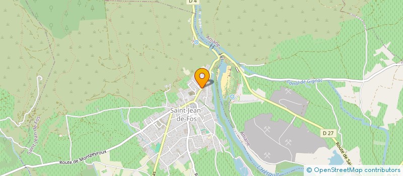 localisation de l'entreprise LE GRAVAS  PUECHABON