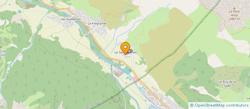 localisation de l'entreprise LE GRAVELOTTE à LE MONETIER-LES-BAINS